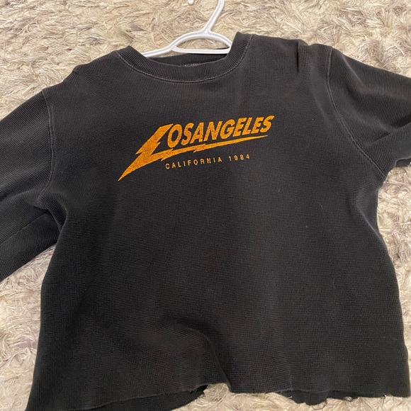 Brandy Melville Tops - Brandy Melville Grey longsleeve